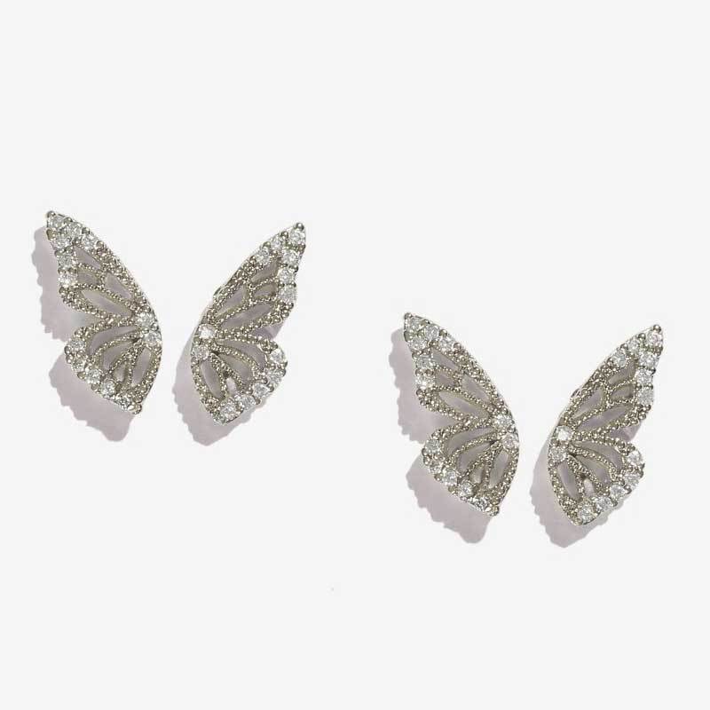 Crystal Butterfly Earrings