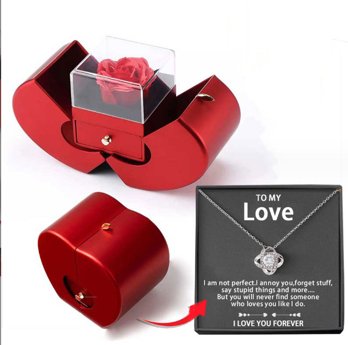 Eternal Rose of Love Jewelry Box